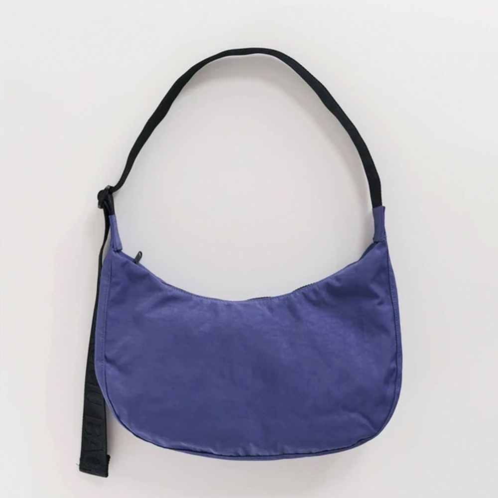 Baggu Nylon Medium Crescent Bag in Ink